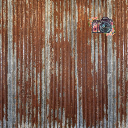 Kate Retro Tin Wall Backdrop Designed By Leann West