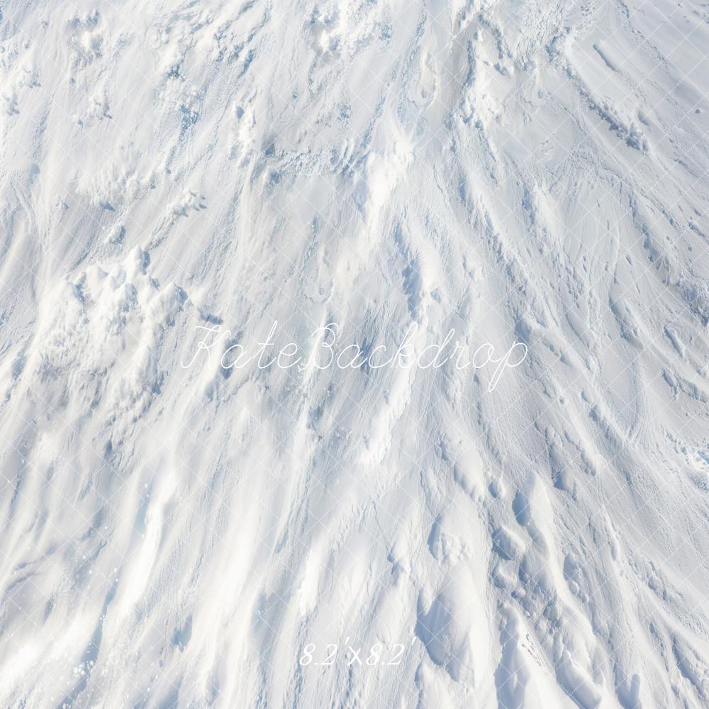 Kate Snowy Floor Texture White Backdrop Designed by Emetselch - Image 5