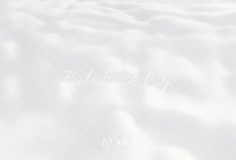Kate Snowy Ground Texture White Floor Fleece Backdrop Designed by Kate Image - Image 2