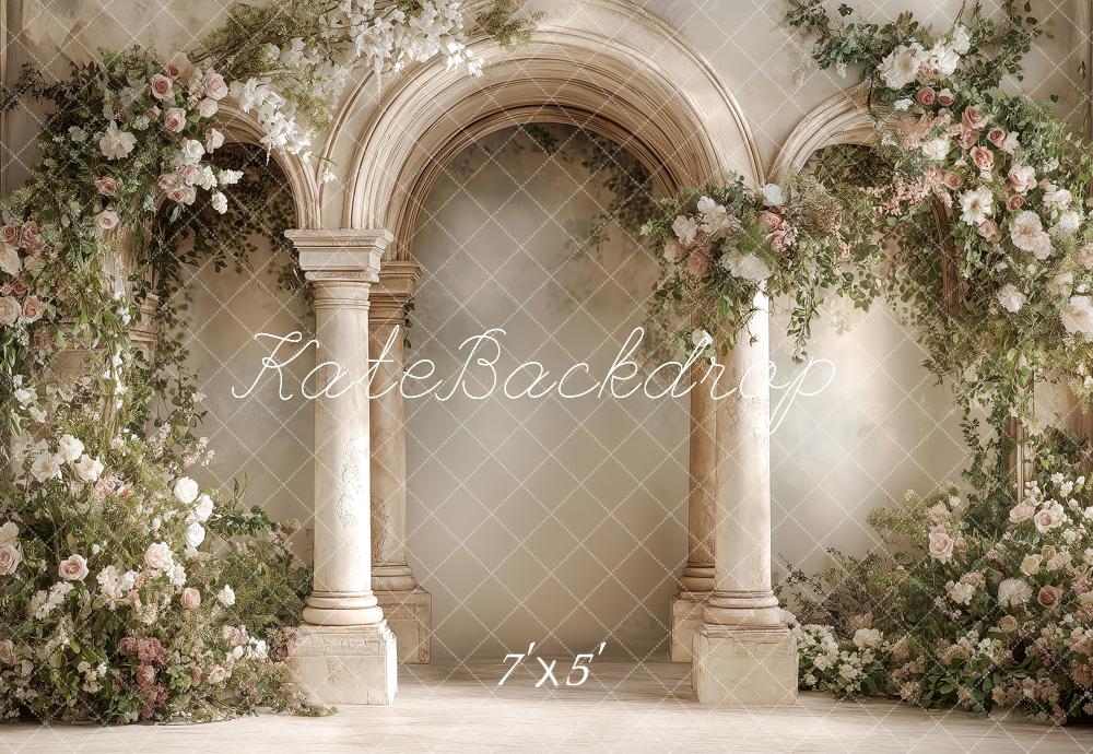 Kate Spring Arch Columns Backdrop Designed by Angela Marie Photography
