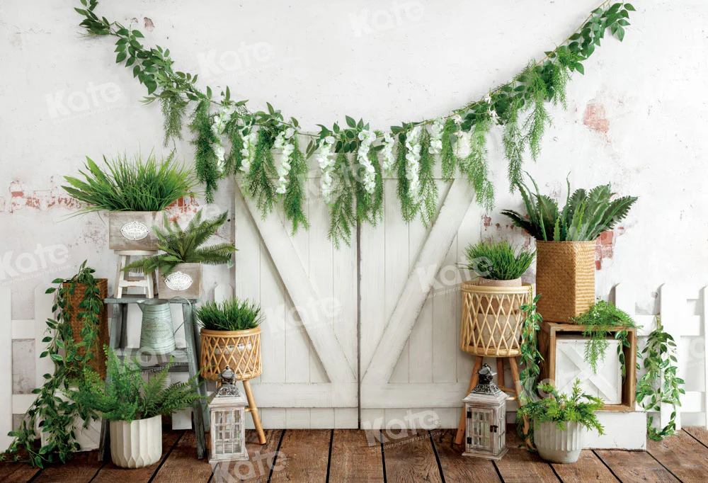 Kate Spring Barn Plants Backdrop Designed by Emetselch