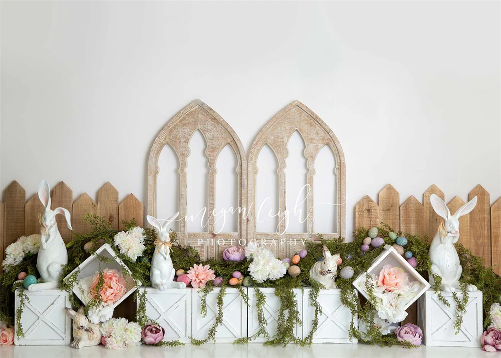 Kate Spring/Easter Bunny Garden Backdrop Designed by Megan Leigh Photography