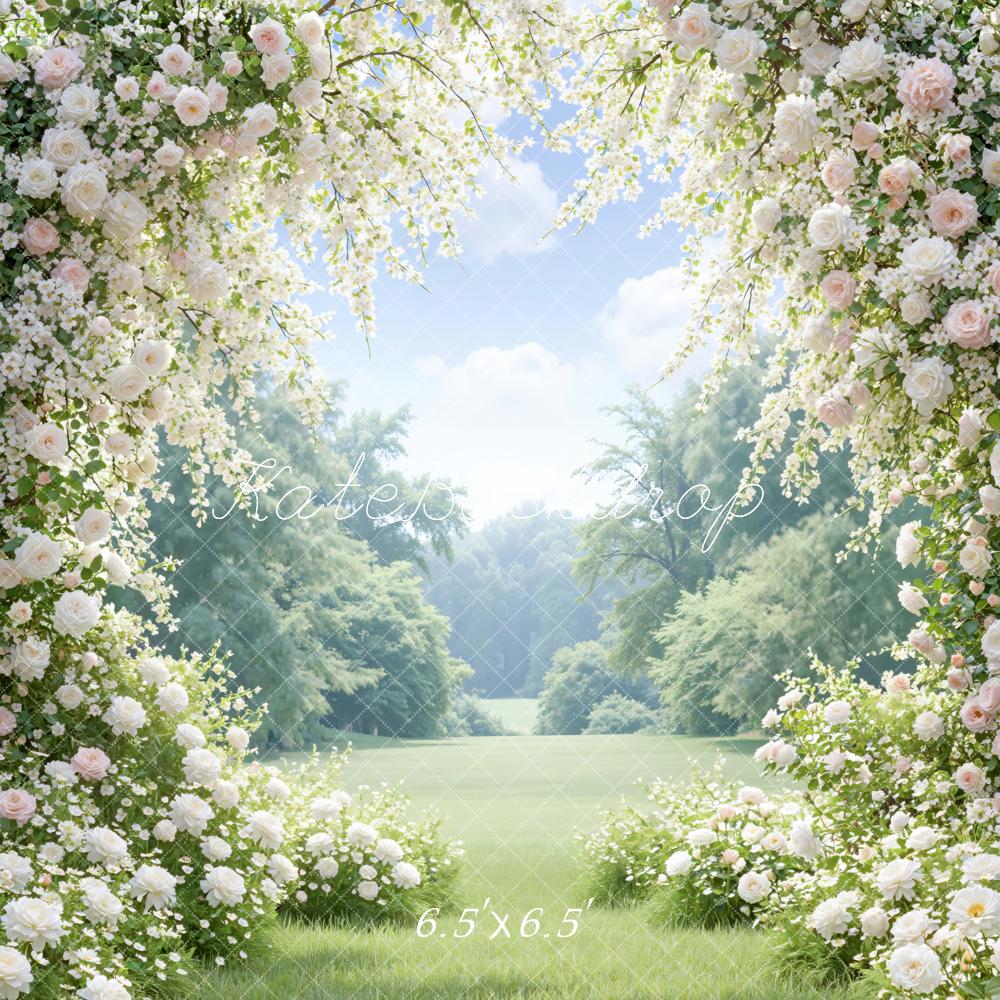 Kate Spring Pastel Blossoms Garden Backdrop Designed by Mini MakeBelieve - Image 2
