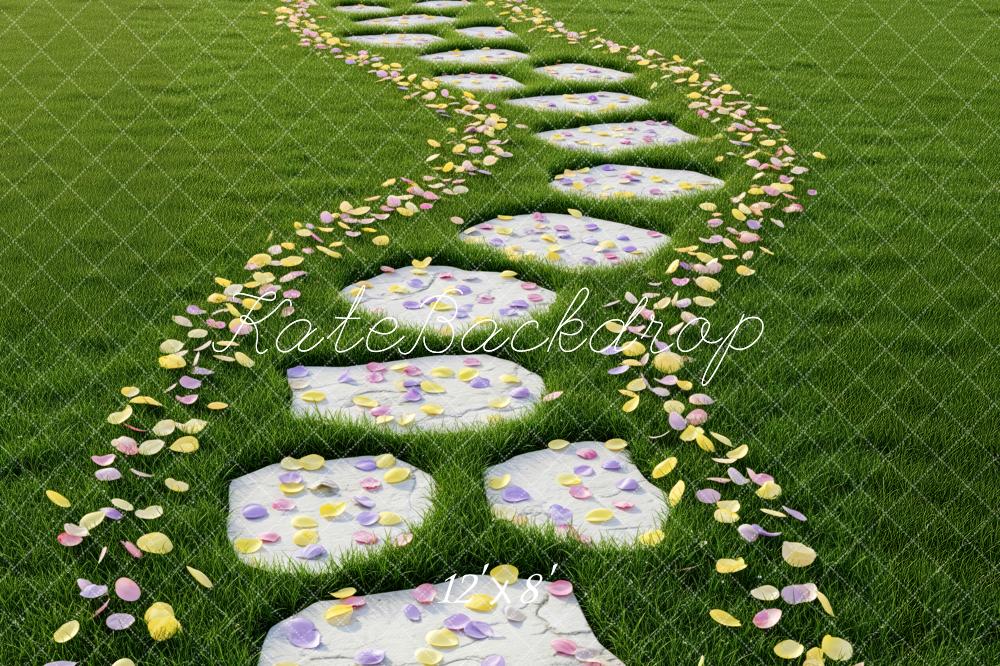 Kate Stone Pathway Petals Grass Fleece Backdrop Designed by Patty Robert - Image 4