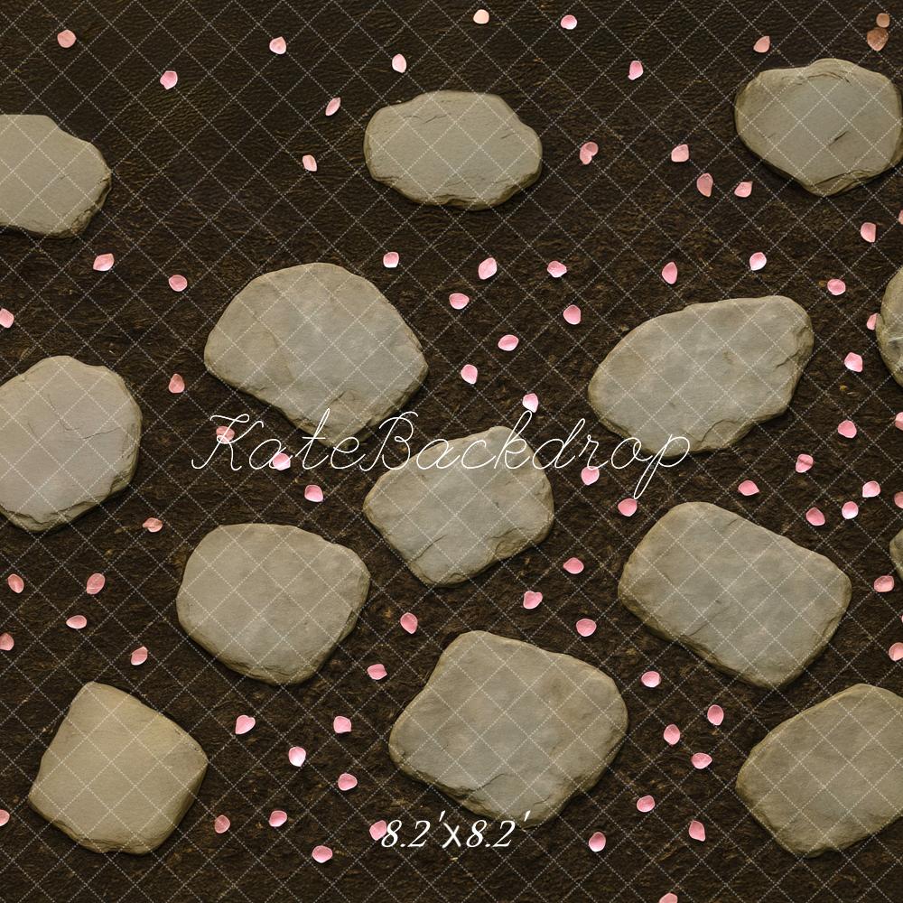 Kate Stone Pathway Pink Petals Backdrop Designed by Mini MakeBelieve - Image 5