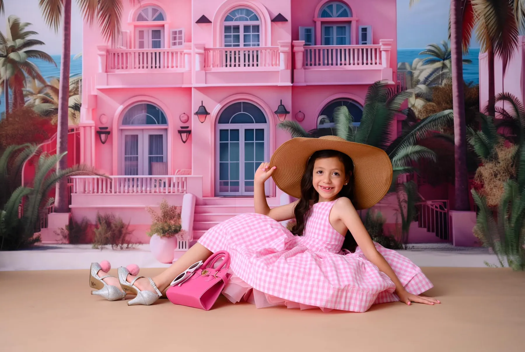 Kate Summer Princess Holiday Home Fleece Backdrop Designed by Chain Photography