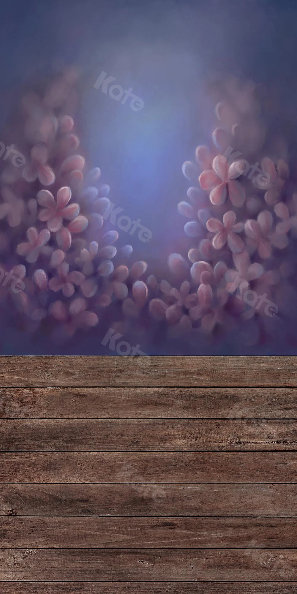 Kate Sweep Fine Art Abstract Floral Wood Backdrop Designed by Chain Photography