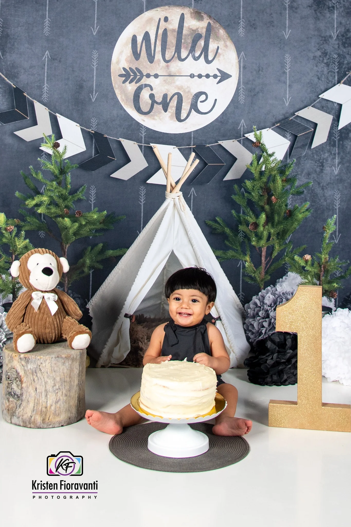 Kate Wild One Boy First Birthday Backdrop Designed By Mandy Ringe Photography