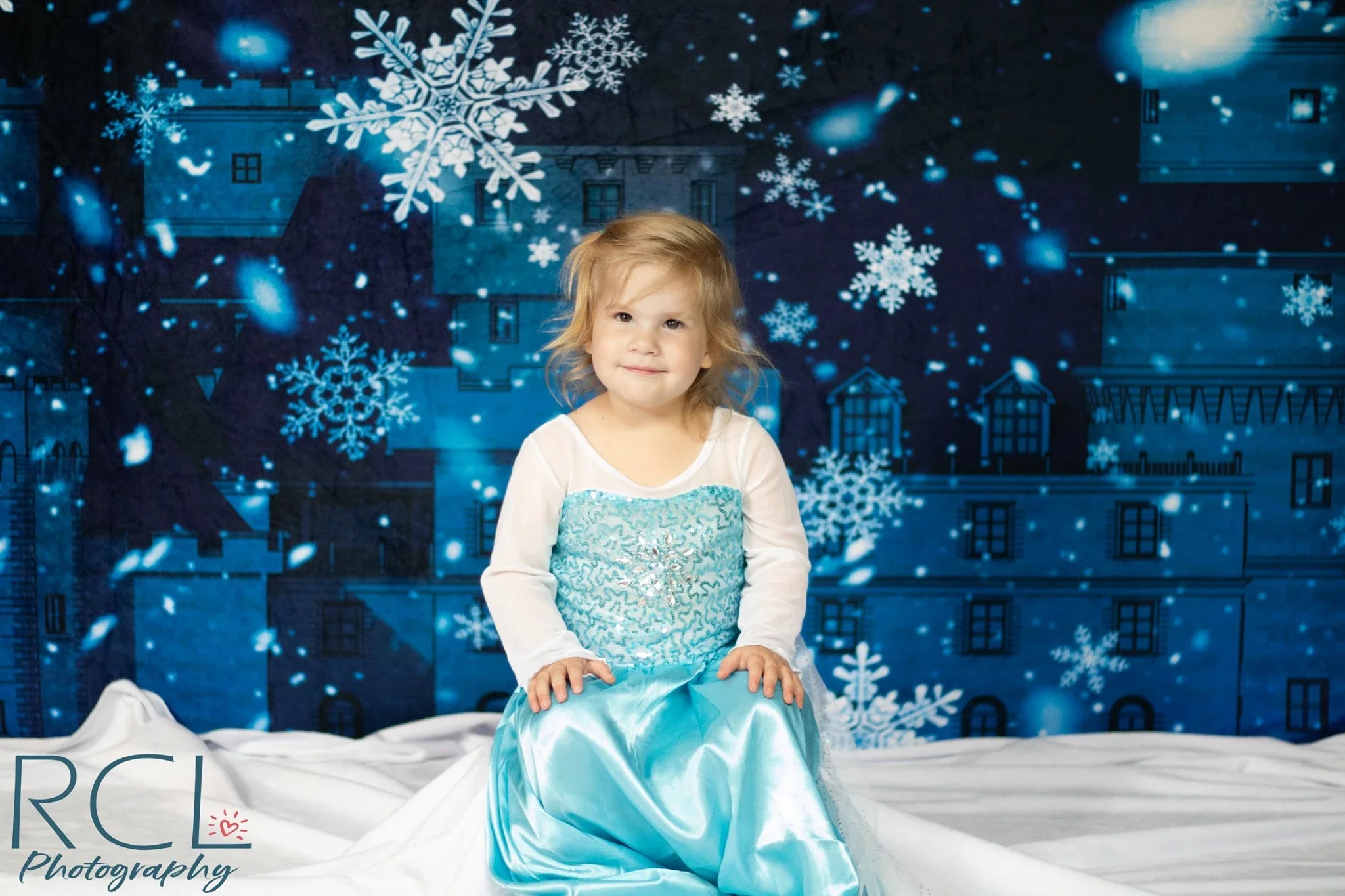 Kate Winter Frozen Castle Backdrop for Photography Designed by JFCC - Image 3