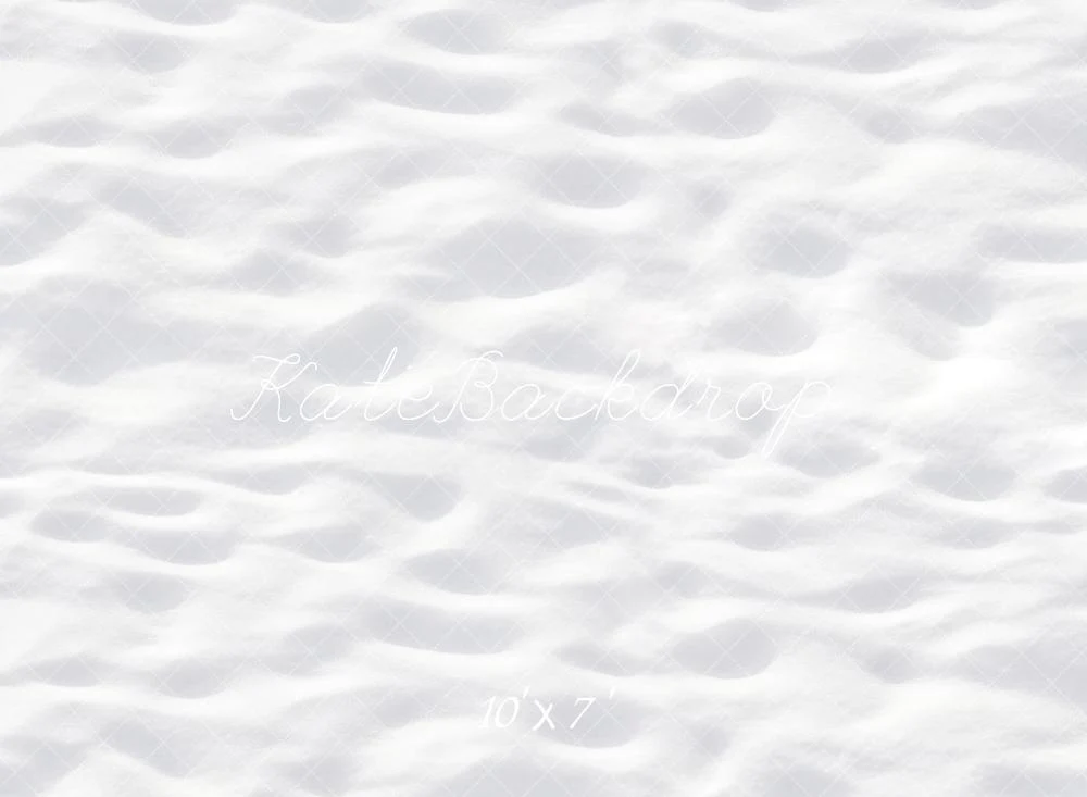 Kate Winter Snow Vinyl Floor Backdrop - Image 4